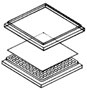 Inserts, Paper,Fits  H20  Tray Entegris